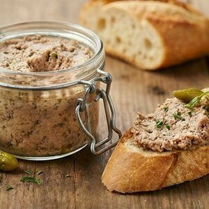 Rillettes d'esturgeon et caviar
